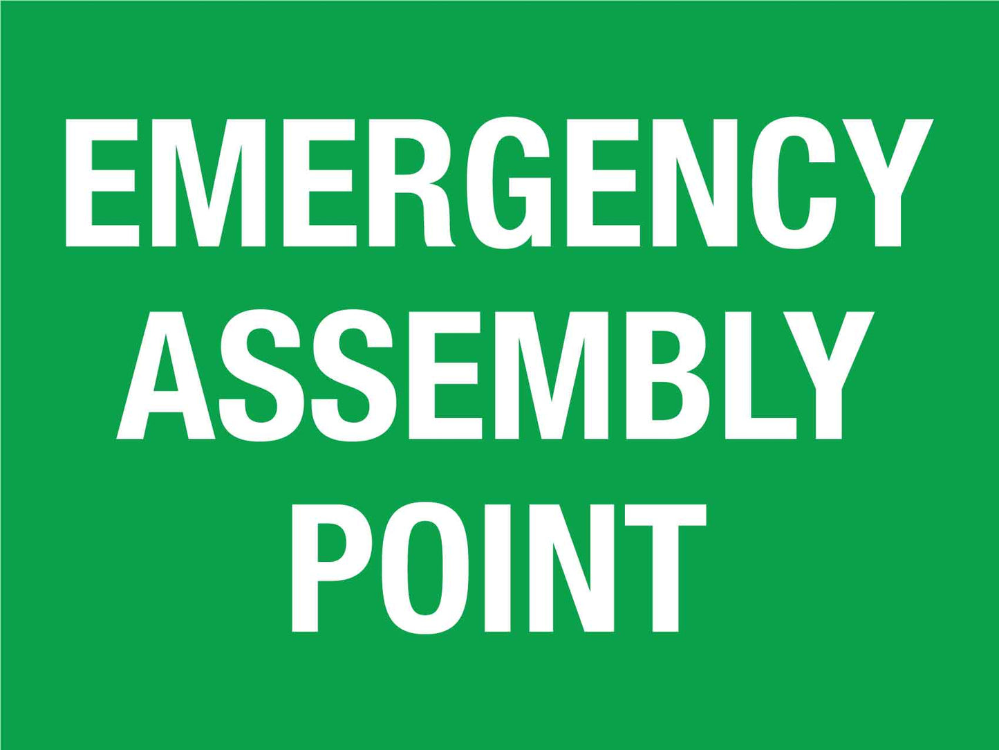 Emergency Assembly Point Sign - New Signs