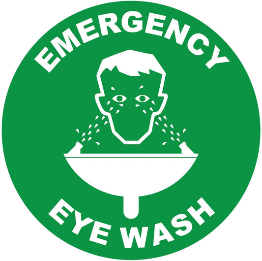 Emergency Eye Wash Decal - New Signs