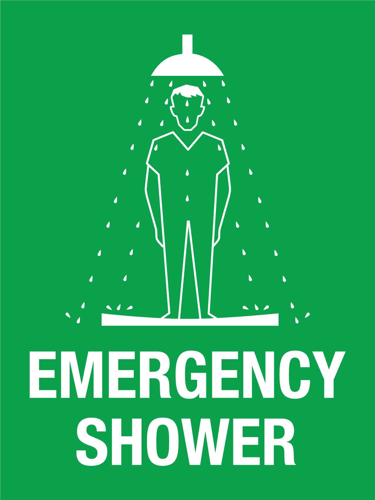 Emergency Shower Sign - New Signs