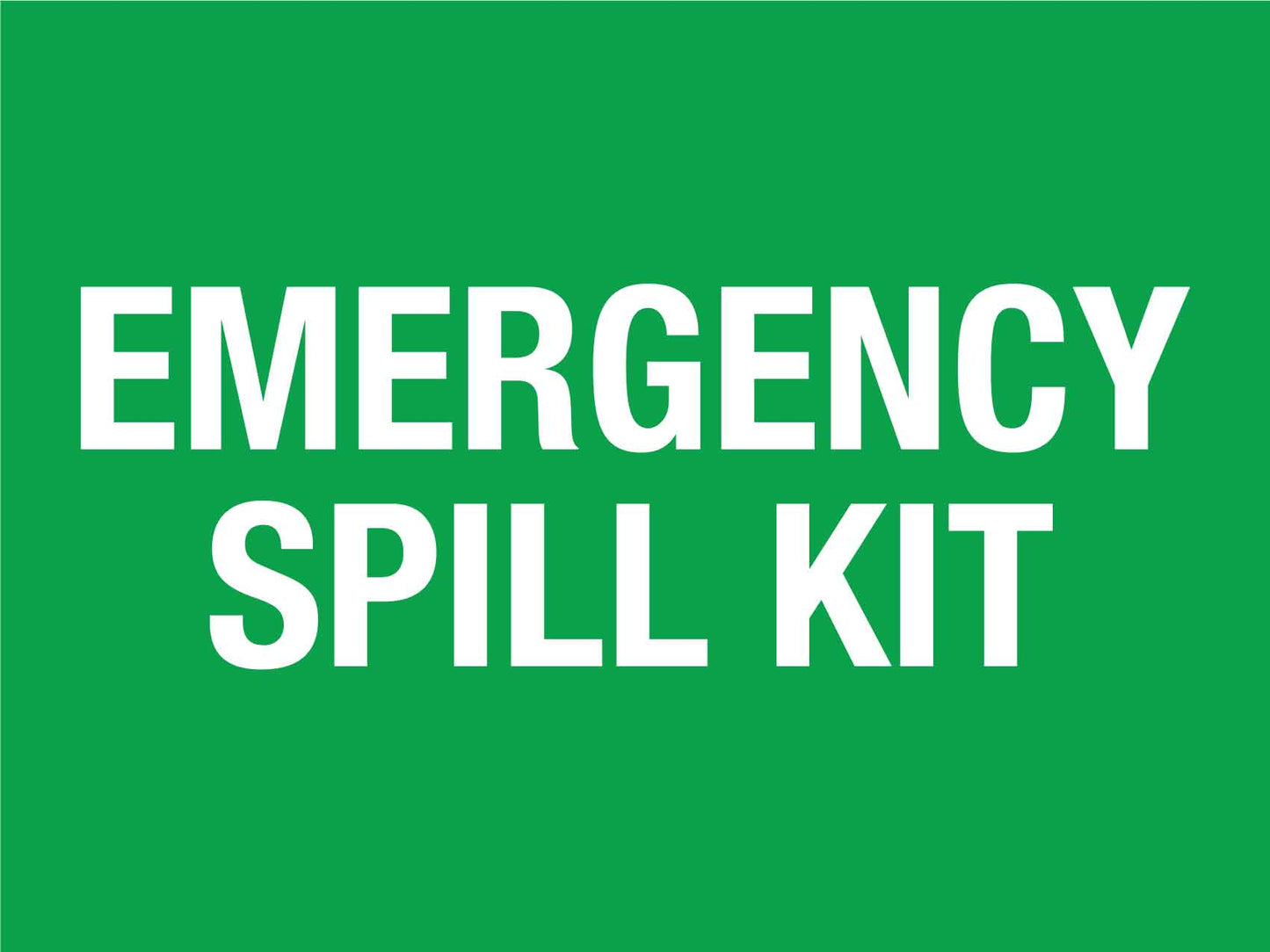 Emergency Spill Kit Sign - New Signs