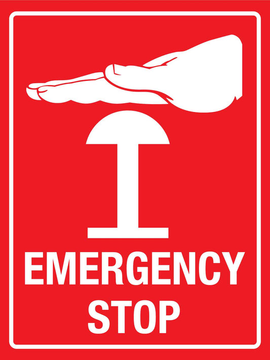 Emergency Stop Hand Sign - New Signs