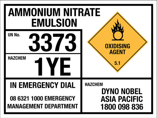 Emulsion Sign - New Signs