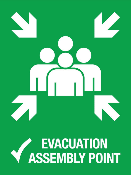 Evacuation Assembly Point Sign - New Signs