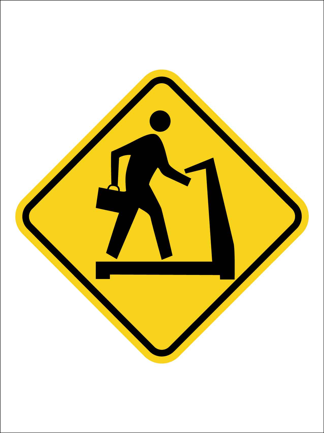 Exercise At Work Sign - New Signs