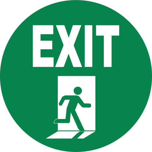 Exit Green Decal - New Signs