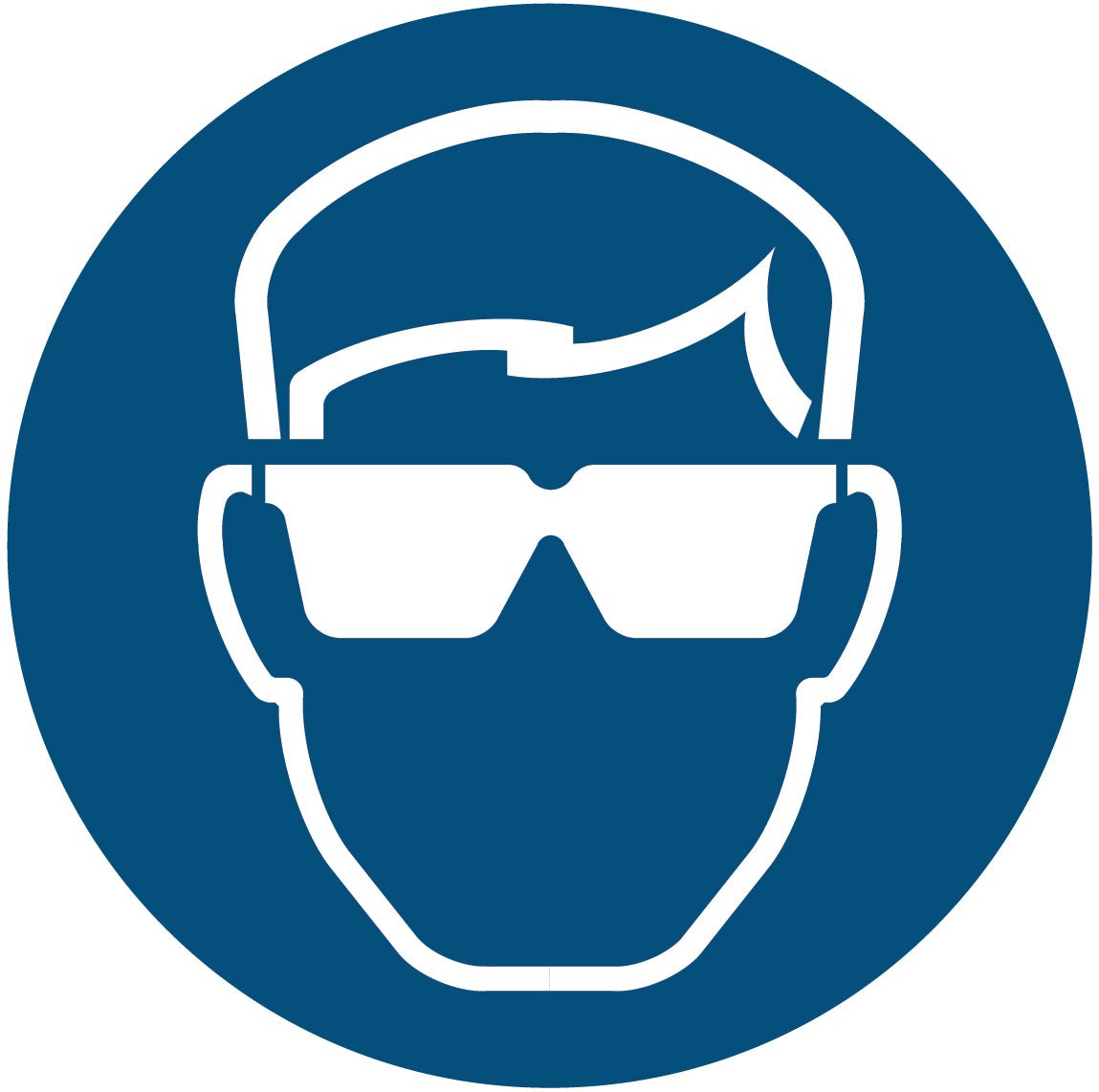 Eye Protection Symbol Decal - New Signs