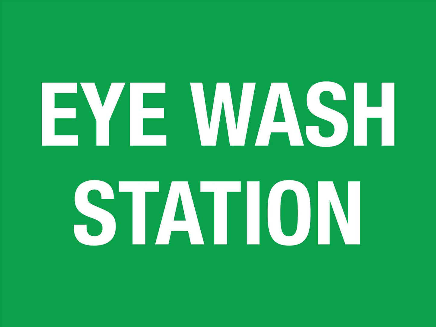 Eye Wash Station Sign - New Signs