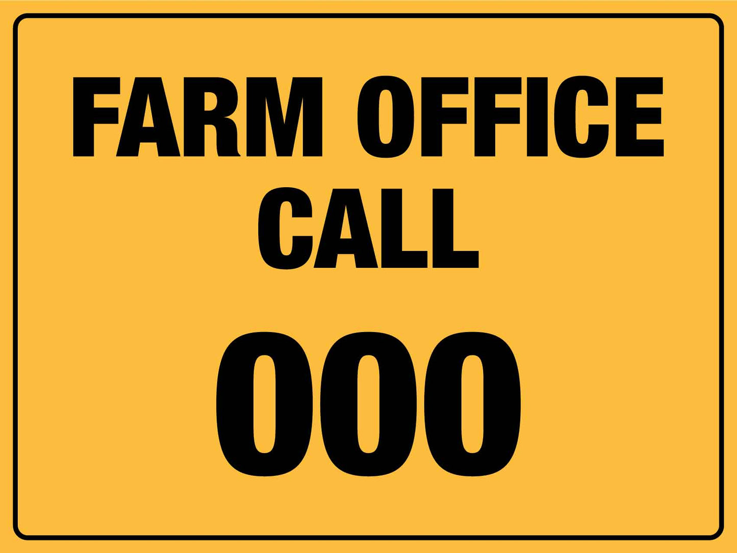 Farm Office Call Sign - New Signs