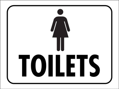 Female Toilet Sign - New Signs