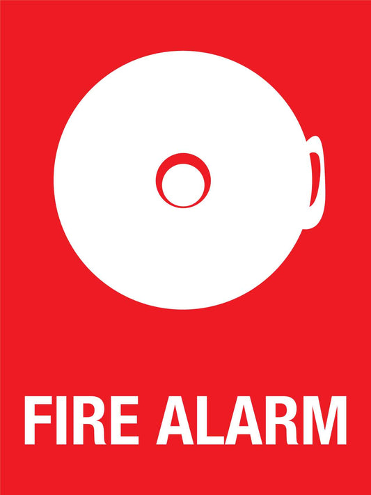 Fire Alarm - Bell Sign - New Signs
