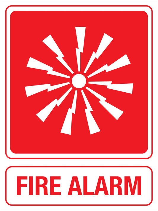 Fire Alarm Symbol Sign - New Signs