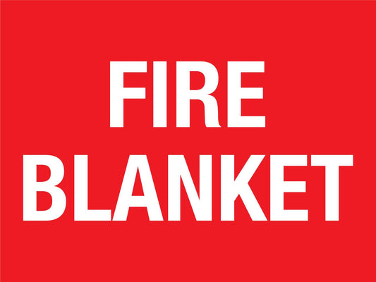 Fire Blanket Sign - New Signs