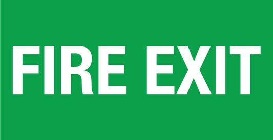 Fire Exit Sign Small Sign - New Signs
