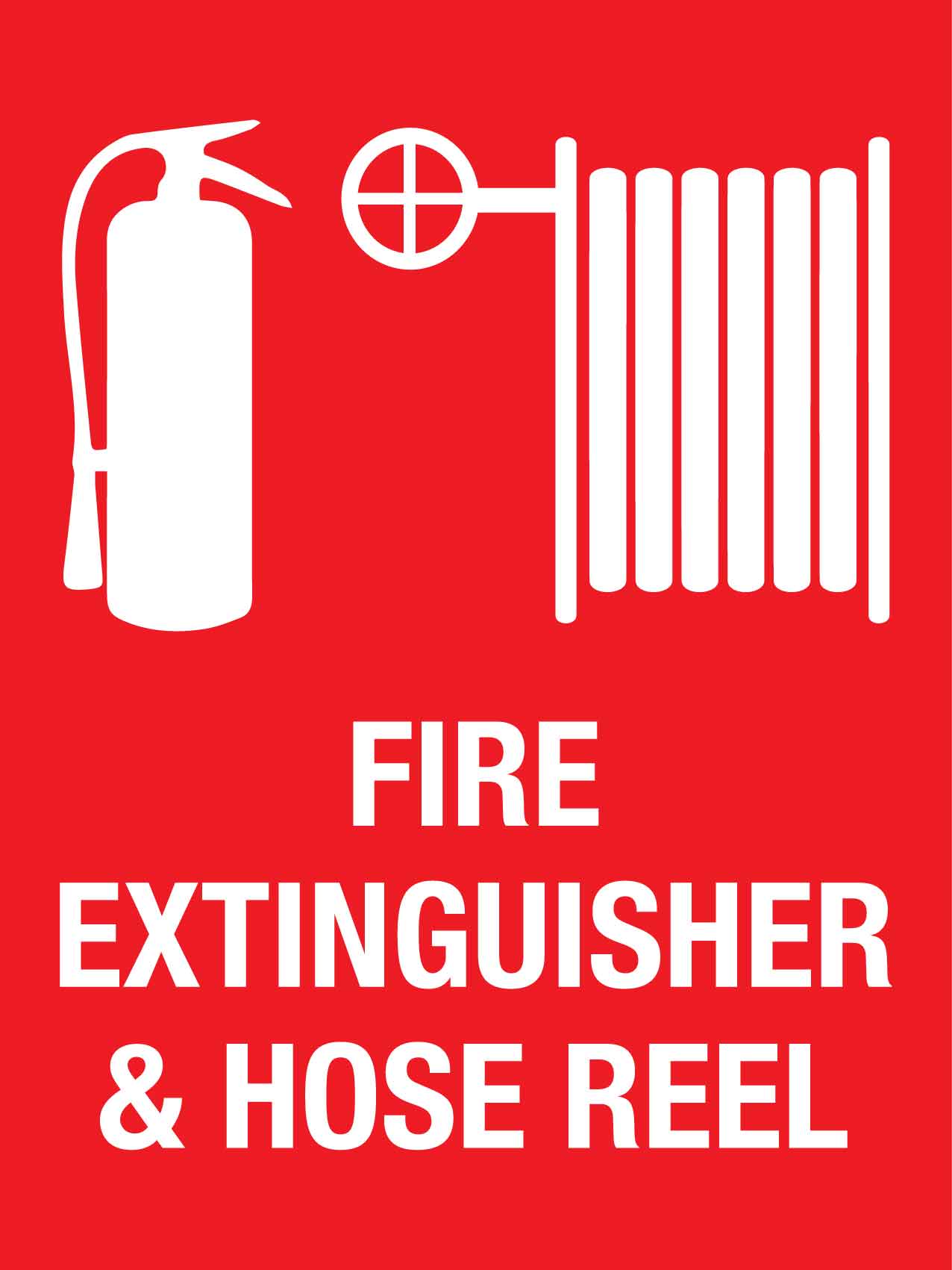 Fire Extinguisher Hose Reel Sign - New Signs