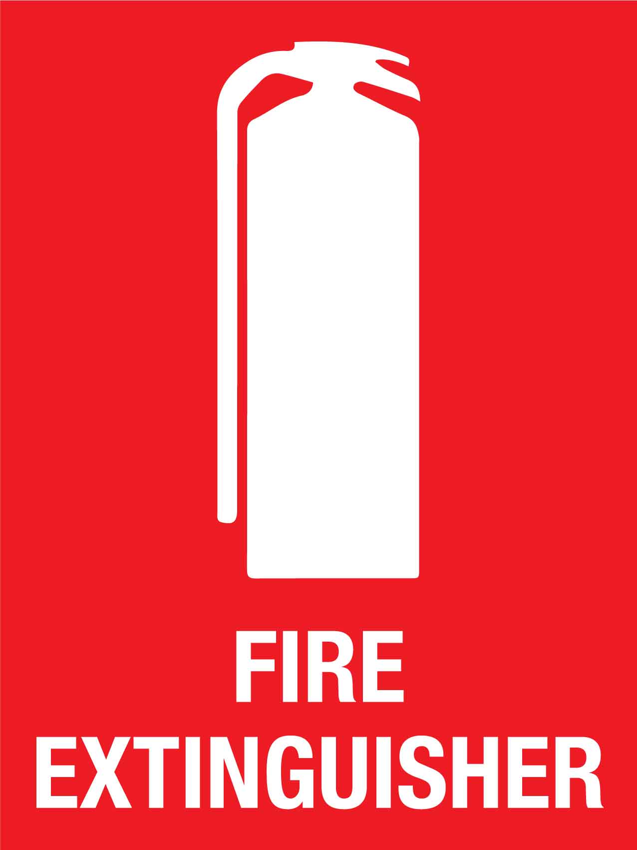 Fire Extinguisher Sign - New Signs