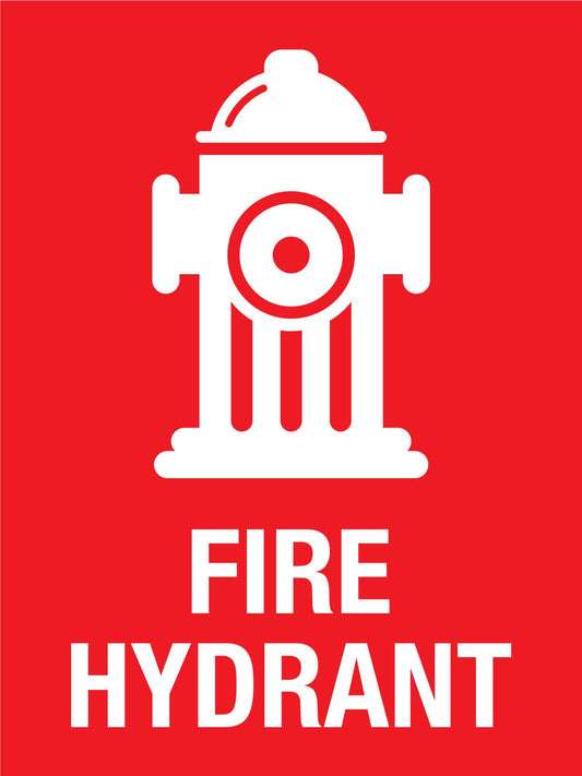 Fire Hydrant Symbol Sign - New Signs