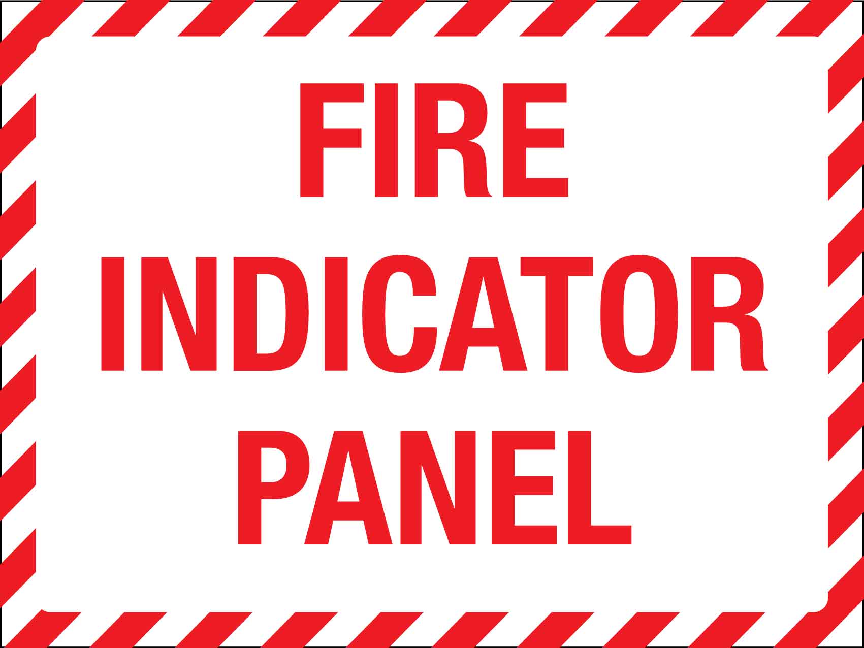 Fire Indicator Panel Sign - New Signs