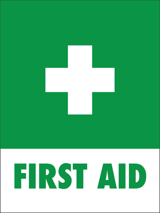 First Aid Green Sign - New Signs