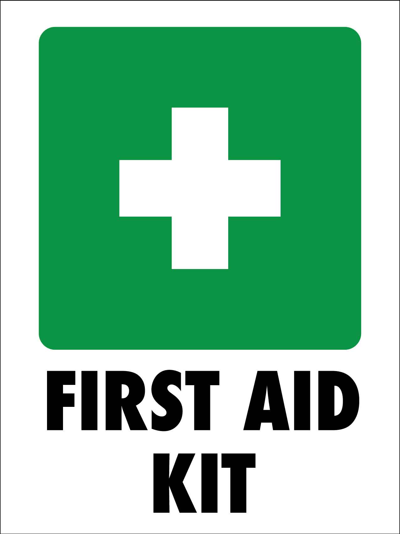 First Aid Kit Sign - New Signs
