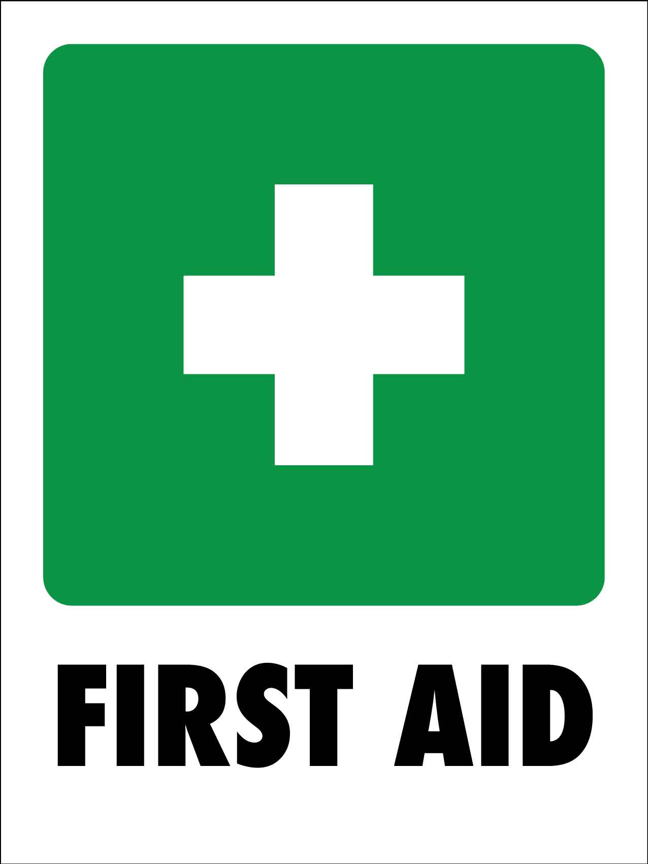 First Aid Sign - New Signs