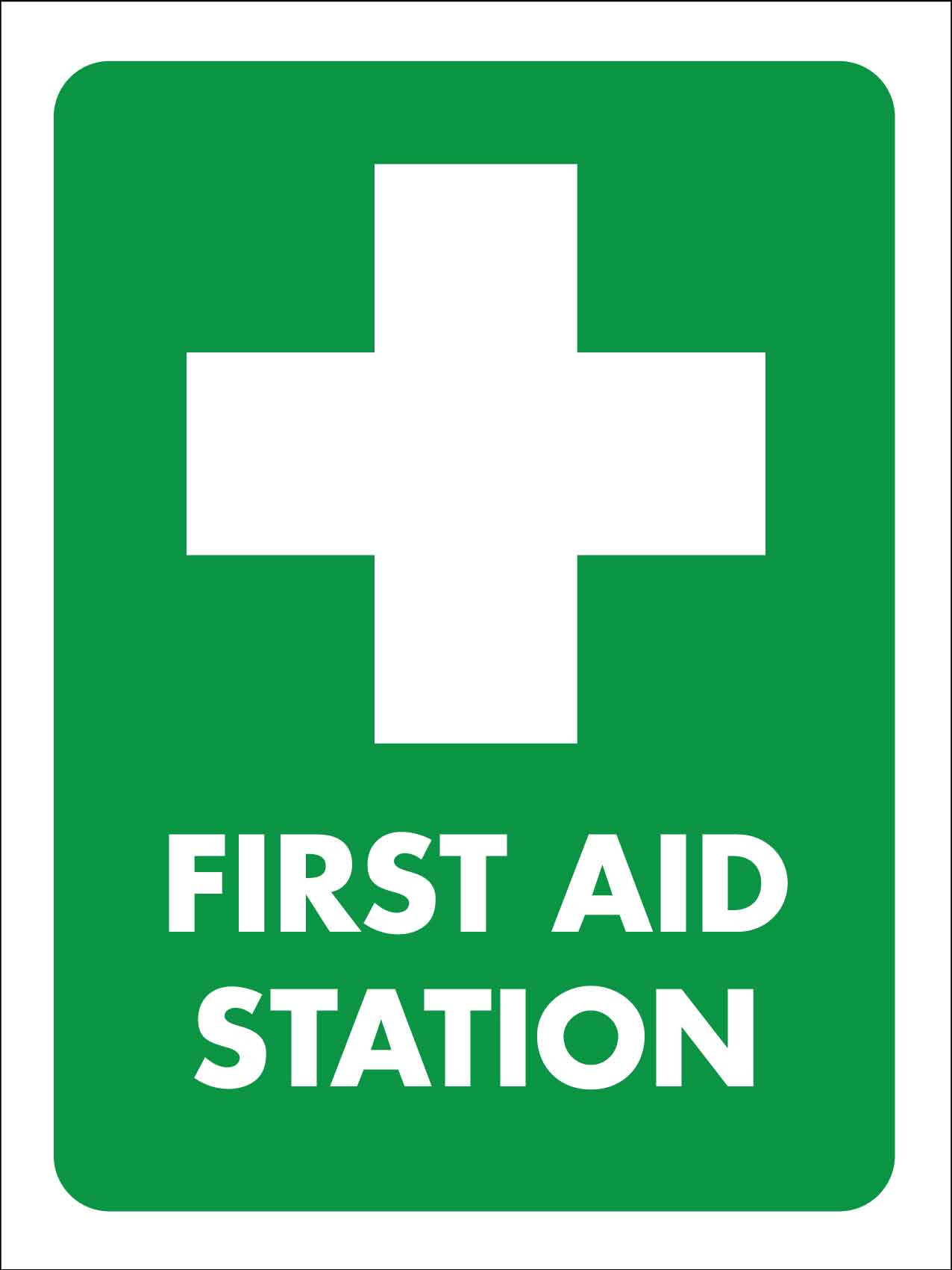 First Aid Station Sign - New Signs