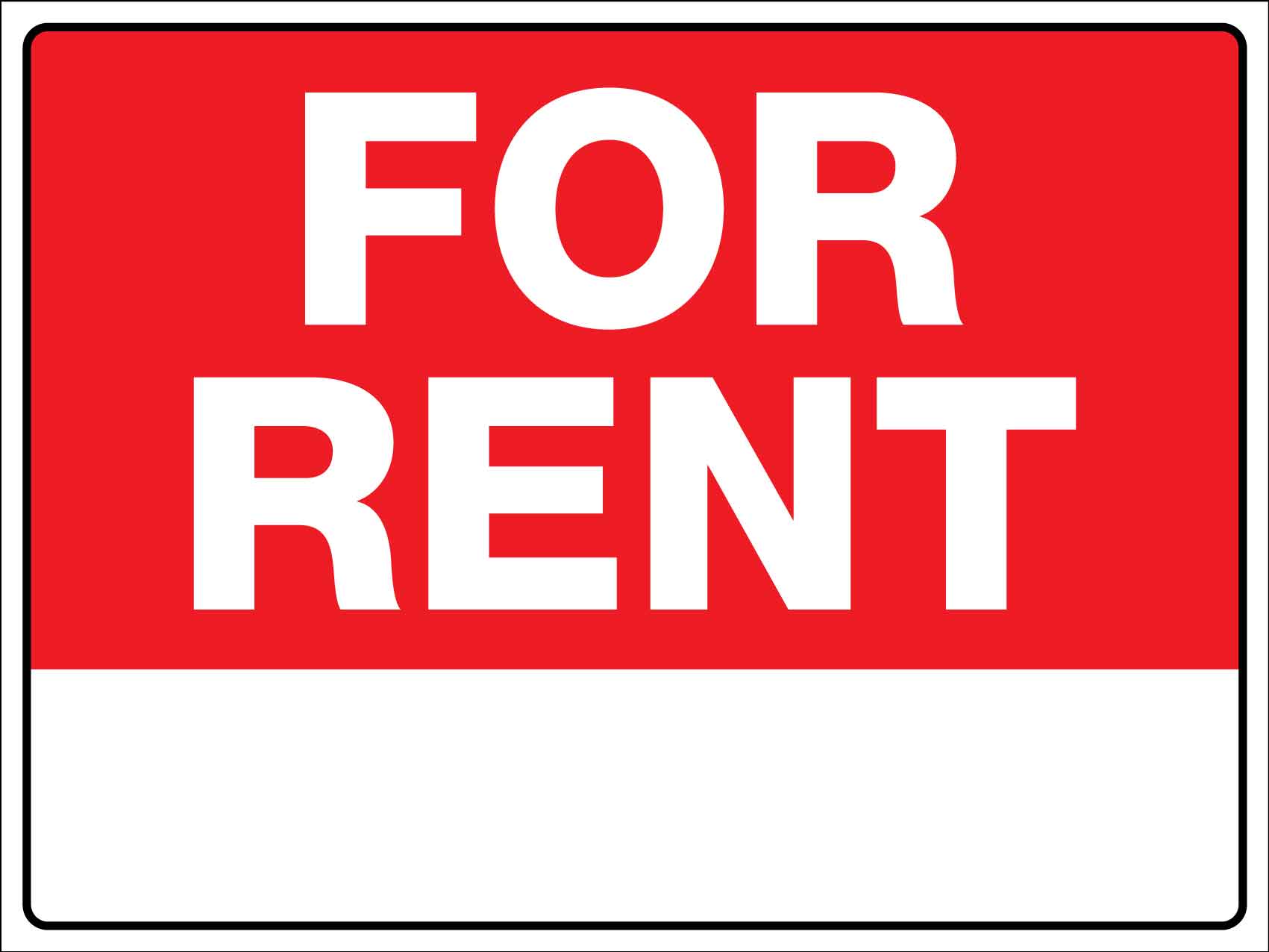 For Rent Sign - New Signs