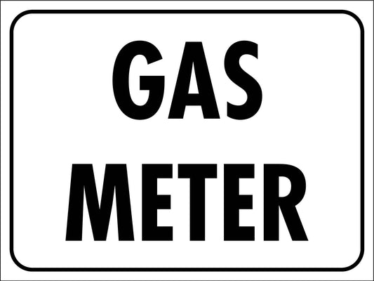 Gas Meter Sign - New Signs
