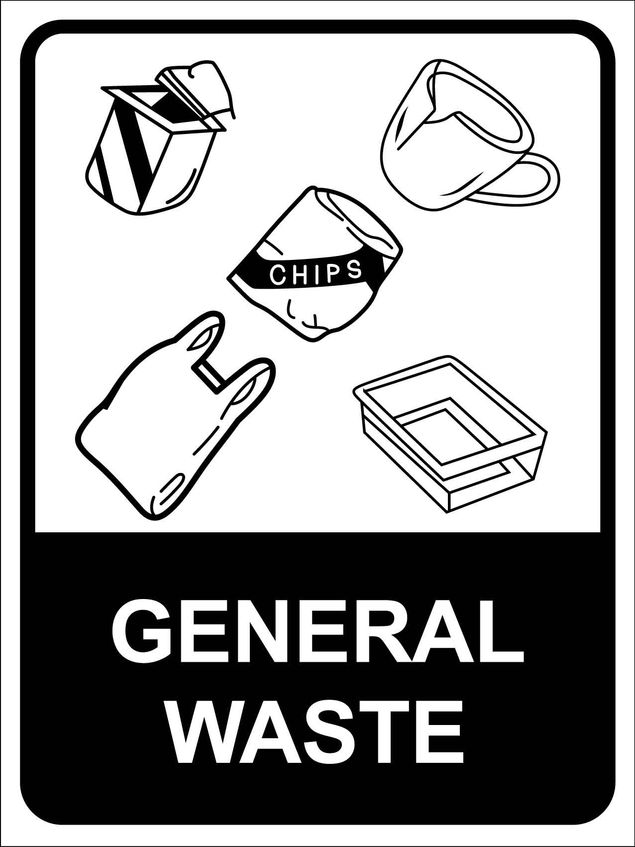 General Waste Sign – New Signs