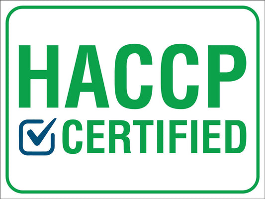 HACCP Certified sign - New Signs