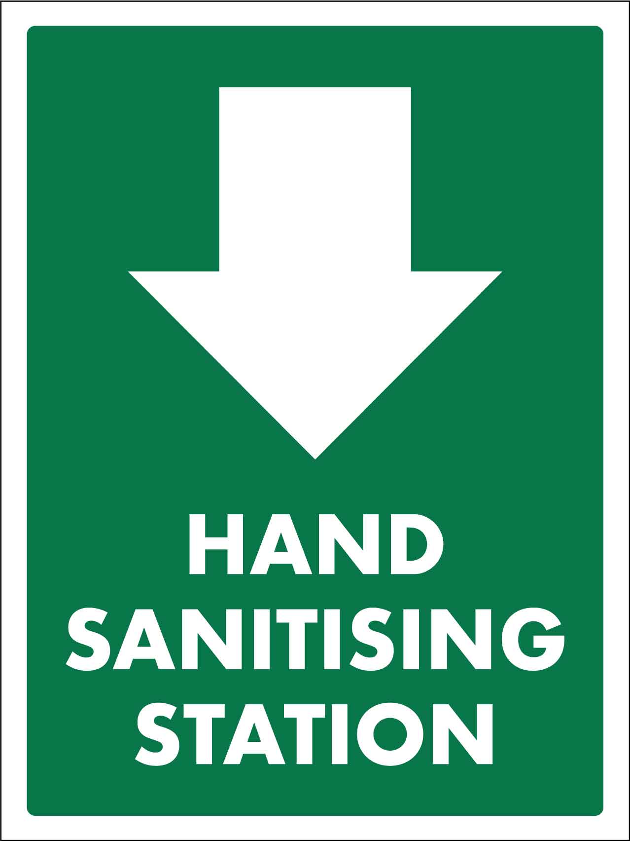 Hand Sanitising Station Sign - New Signs