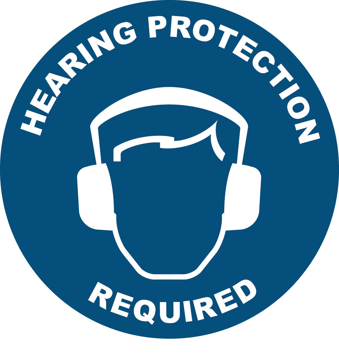 Hearing Protection Required Decal - New Signs