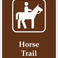 Horse Trail Campground Sign - New Signs