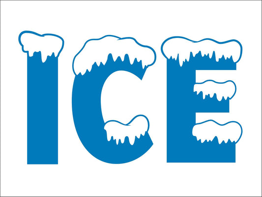 Ice Sign - New Signs