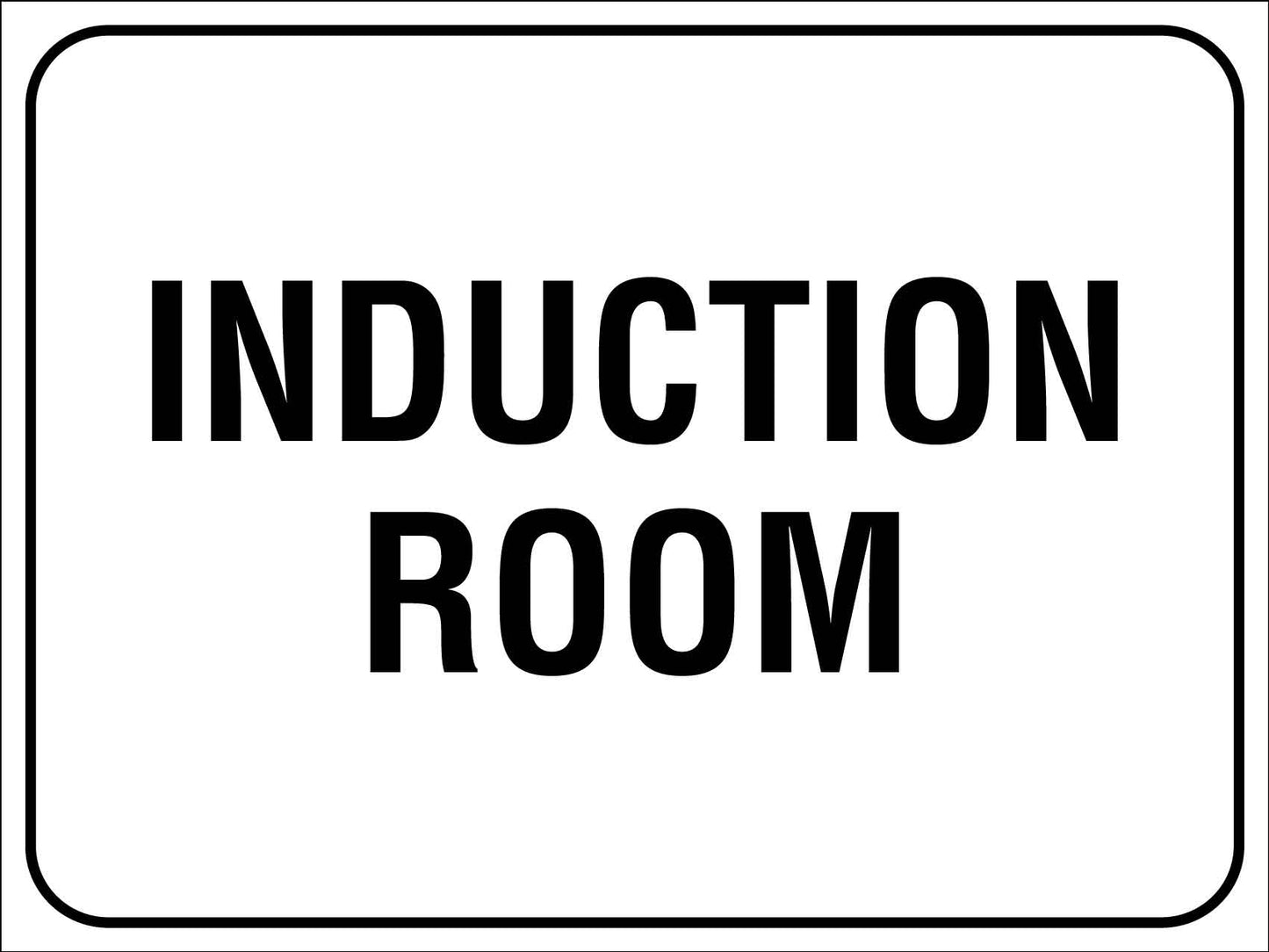 Induction Room Sign - New Signs