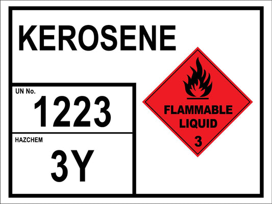 Kerosene 1223 3Y Sign - New Signs