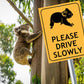 Koala Please Drive Slowly Sign - New Signs