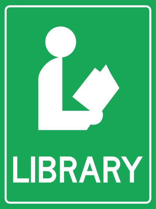 Library Sign - New Signs