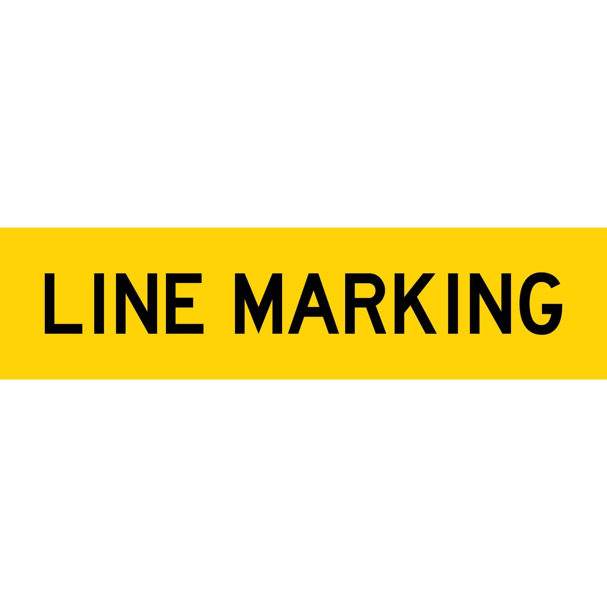 Line Marking Long Skinny Multi Message Traffic Sign - New Signs