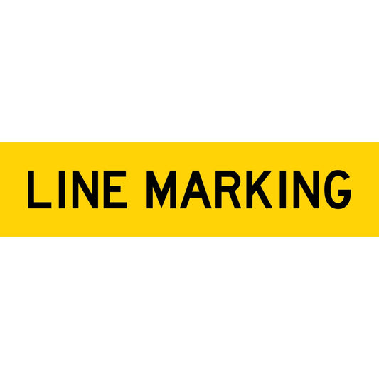 Line Marking Long Skinny Multi Message Traffic Sign - New Signs