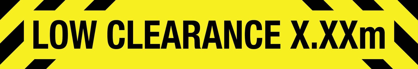 Low Clearance Sign - New Signs