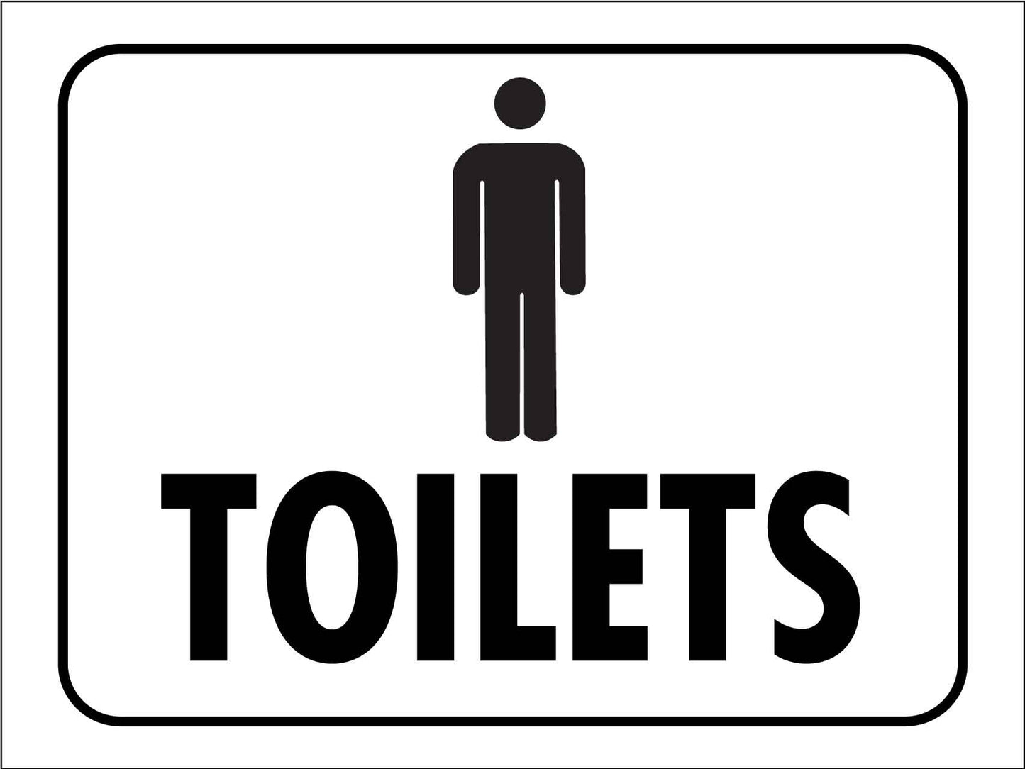 Male Toilet Sign - New Signs