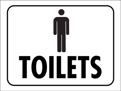Male Toilet Sign - New Signs
