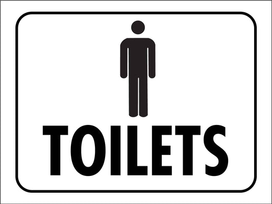 Male Toilet Sign - New Signs