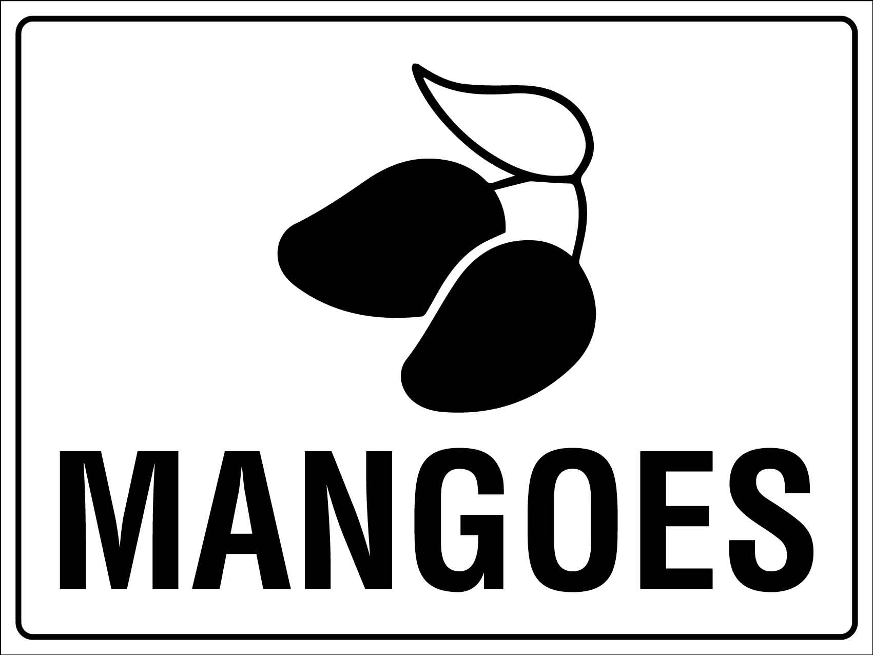 Mangoes Sign - New Signs