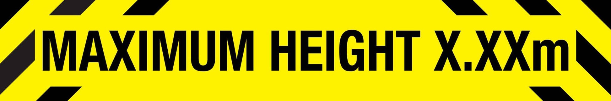 Maximum Height Sign - New Signs