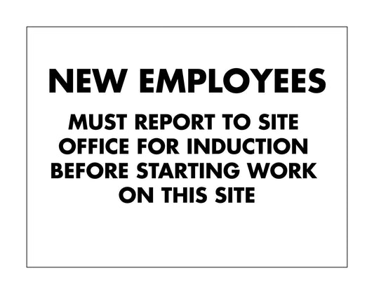 New Employee Sign - New Signs