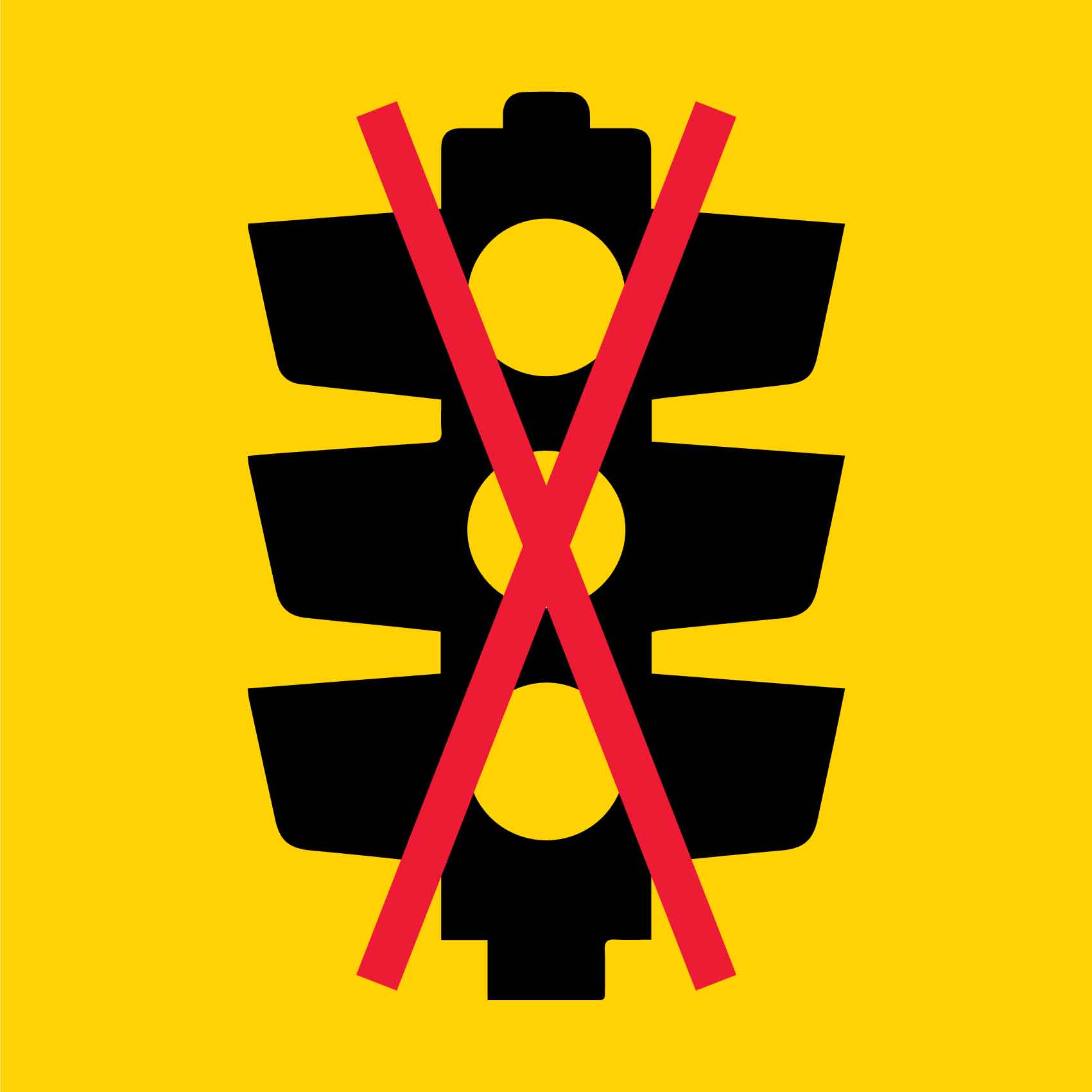 No Traffic Lights Symbol Multi Message Traffic Sign - New Signs