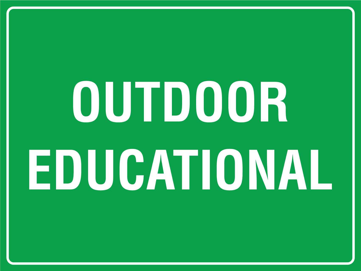 Outdoor Educational Sign - New Signs