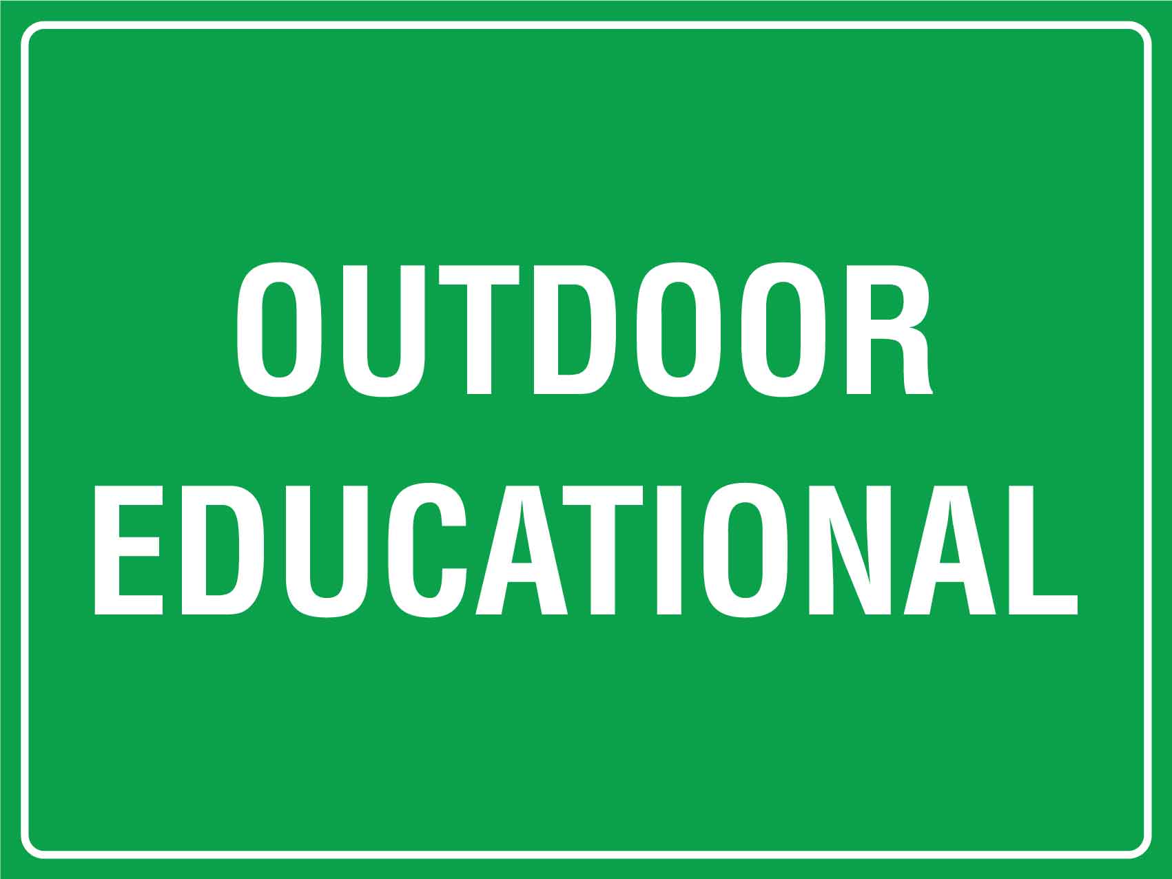 Outdoor Educational Sign - New Signs