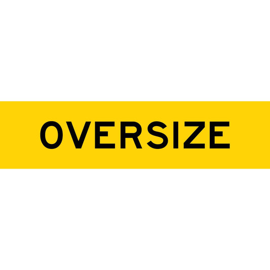 Oversize Long Skinny Multi Message Traffic Sign - New Signs